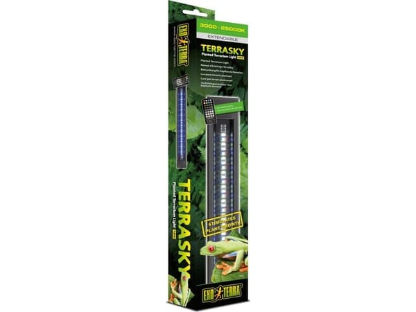 Exo Terra TerraSky, ljusramp för terrarium, LED, 12W, 38-60cm