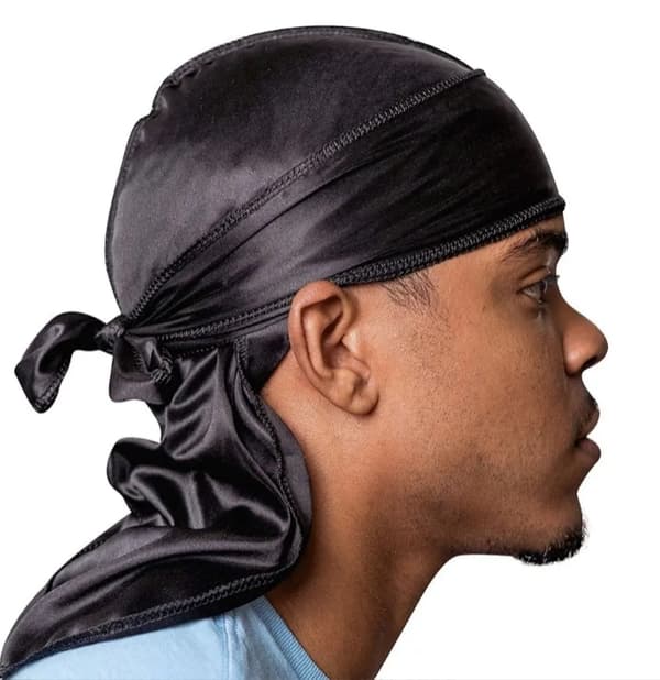 Durag do-rag dew-rag doo-rag Svart