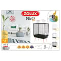 Miniatyrbild 2 av 5: Neo Jili upphöjd bur för fåglar - ZOLUX - L 78 x D 47,5 x H 112 cm - Grå