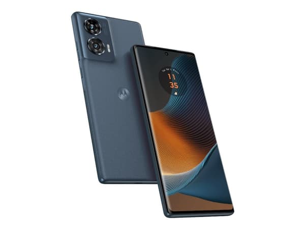 Motorola Edge 50 Fusion - 5G pekskärmsmobil - dual-SIM - RAM 8 GB / Internal Memory 256 GB - pOLED-skärm - 6.7" - 2400 x 1080 pixlar (144 Hz) - 2 bak Blå