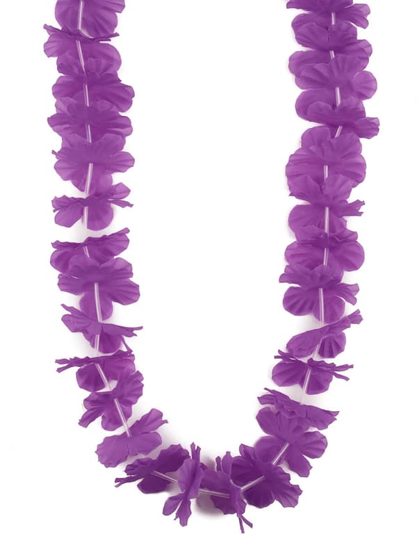 Lila Hawaiihalsband.Size-One size