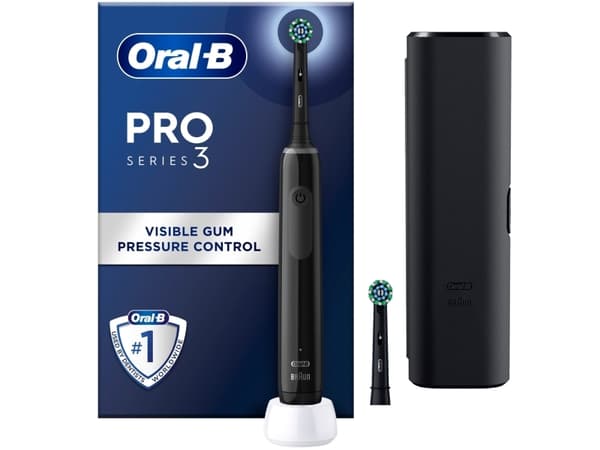 Oral-B Pro 3 3500 - Elektrisk tandbørste - Black Edition