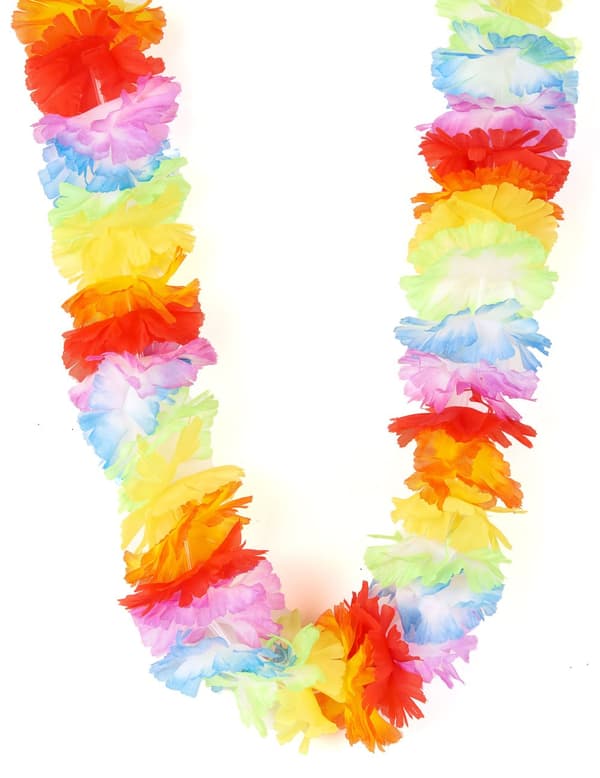 Flerfärgat Hawaii-halsband.Size-One size