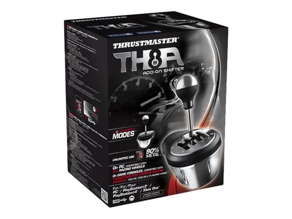 ThrustMaster TH8A Shifter - Växelspak - kabelansluten - för PC, Sony PlayStation 3, Microsoft Xbox One, Sony PlayStation 4, Sony PlayStation 5, Micro