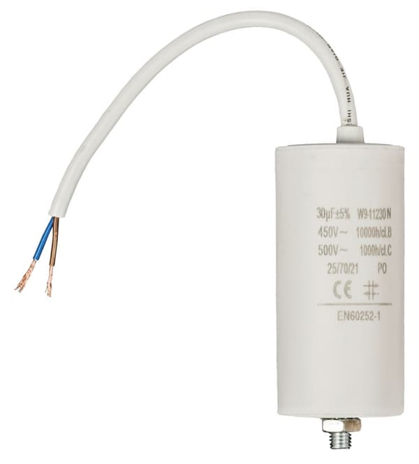 Kondensator 450V + Kabel 30.0uf / 450 V + cable