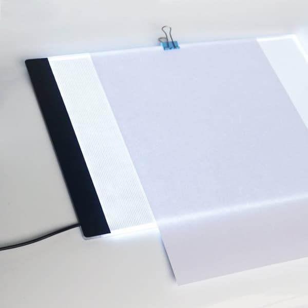 A4 LED Ritplatta - Ljusbord / Ljusplatta - Portabel