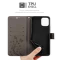 Miniatyrbilde 6 av 8: Deksel til iPhone 11 PRO Lommebokdeksel i blomster design med magnetisk lukking, stativfunksjon og kortplasser
