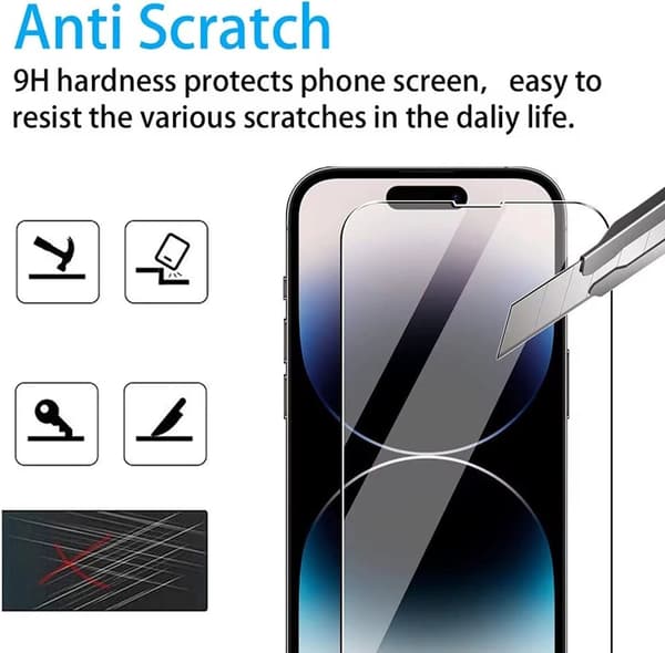 2-Pakning iPhone 16 Skjermbeskytter i Herdet Glass