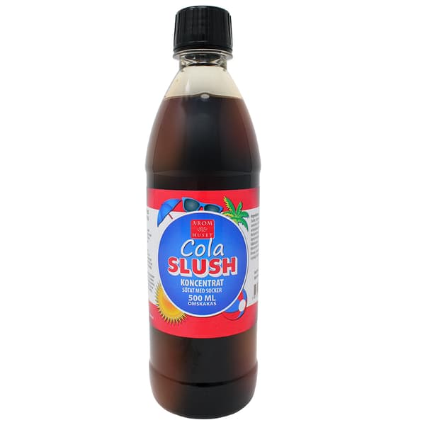 SLUSH Cola koncentrat 500 ML, spädes 1+5 SLUSH Cola koncentrat 500 ML, spädes 1+5