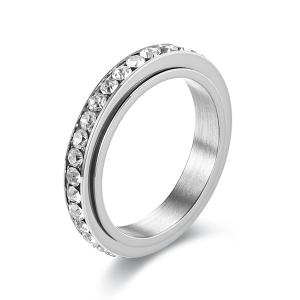 INF Roterbar Antistressring Silver 18.2 mm