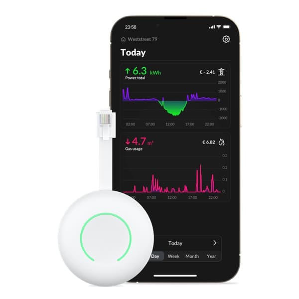 HomeWizard P1 Meter – Smart P1-mätare med Wi-Fi och Realtidsdata från din Elmätare