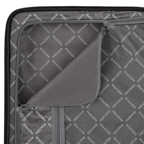 Resväskor 4 set Pucci, bagage av ABS-hårdplast - roséguld