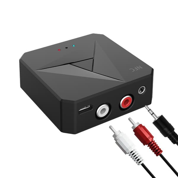 Bluetooth RCA / AUX adapter - ljudadapter med NFC Bluetooth RCA / AUX adapter - ljudadapter med NFC